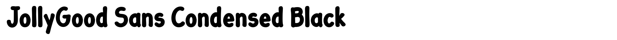 JollyGood Sans Condensed Black image